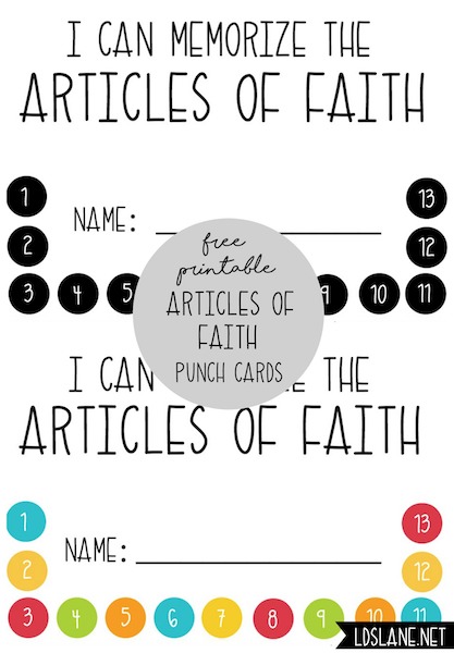 articles-of-faith-printables
