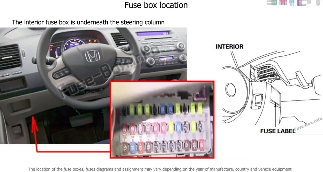 Civic 2011 Fuse Diagram - Wiring Diagram