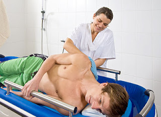 Nursing with the Shower Bathing Trolley