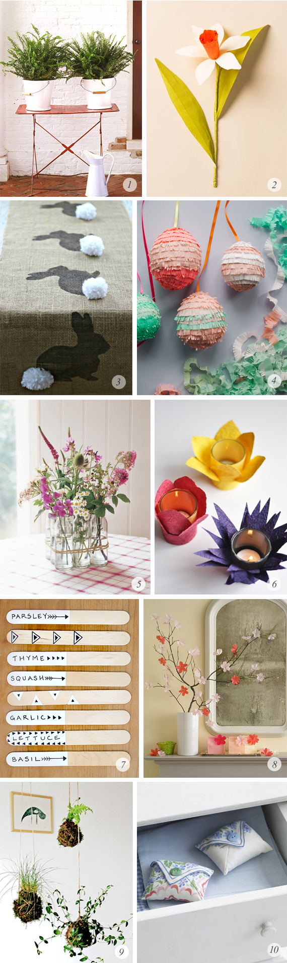 10 Great Spring Inspired DIY Projects // Bubby and Bean