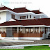 241 square meter 4 bedroom Kerala style house