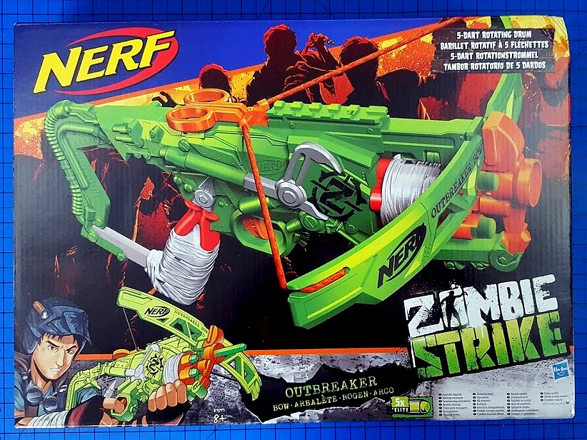 Brick Castle: Nerf Zombie Strike Outbreaker Bow review (age