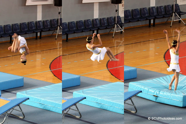 Rhythmic Acrobatic Gymnastics - single turn jump seq
