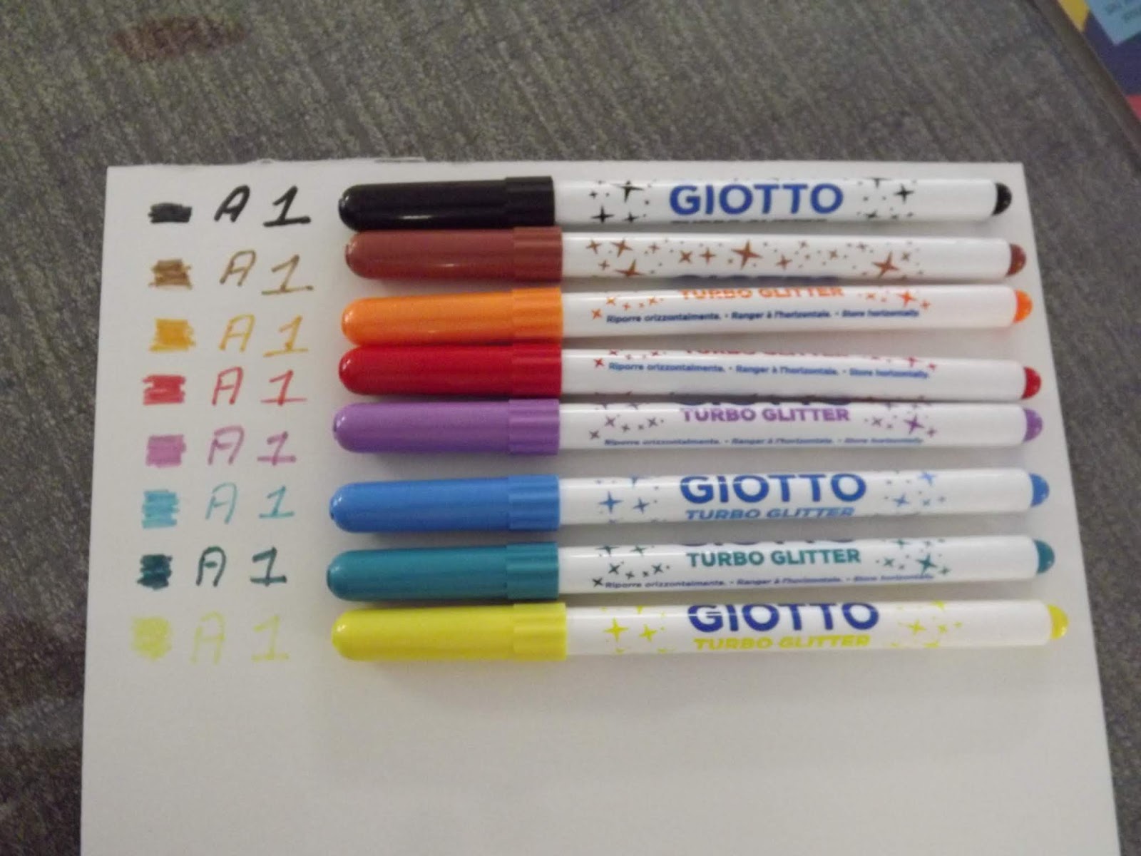 A Pretty Talent Blog: Product Review: Giotto Turbo Markers