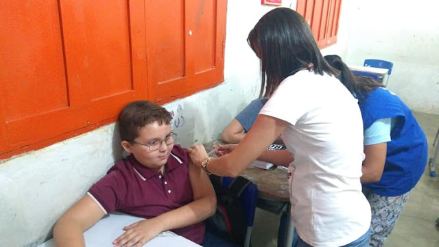 Secretaria de Saúde de Riacho dos Cavalos, realiza uma intensificação de vacinação contra o HPV