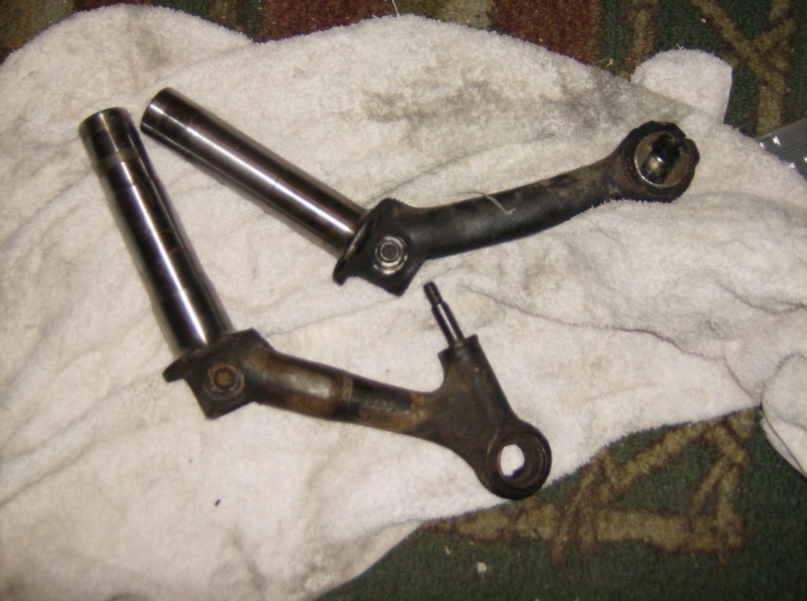 My Big Red Bradley GT II 1967 VW Bug Ball Joint Removal