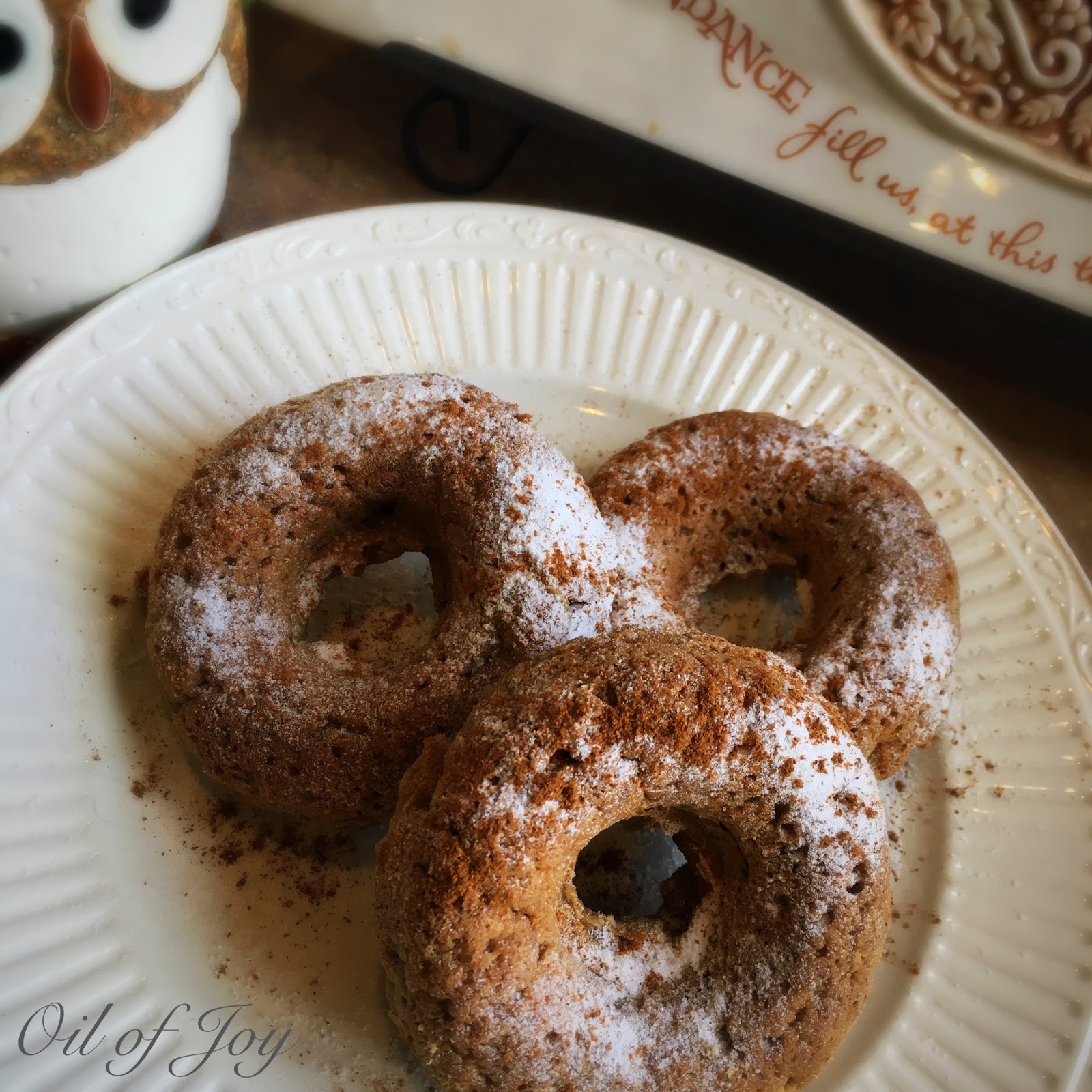 Oil Of Joy BAM Donuts!!! Egg, dairy, gluten, nut free delicious E!