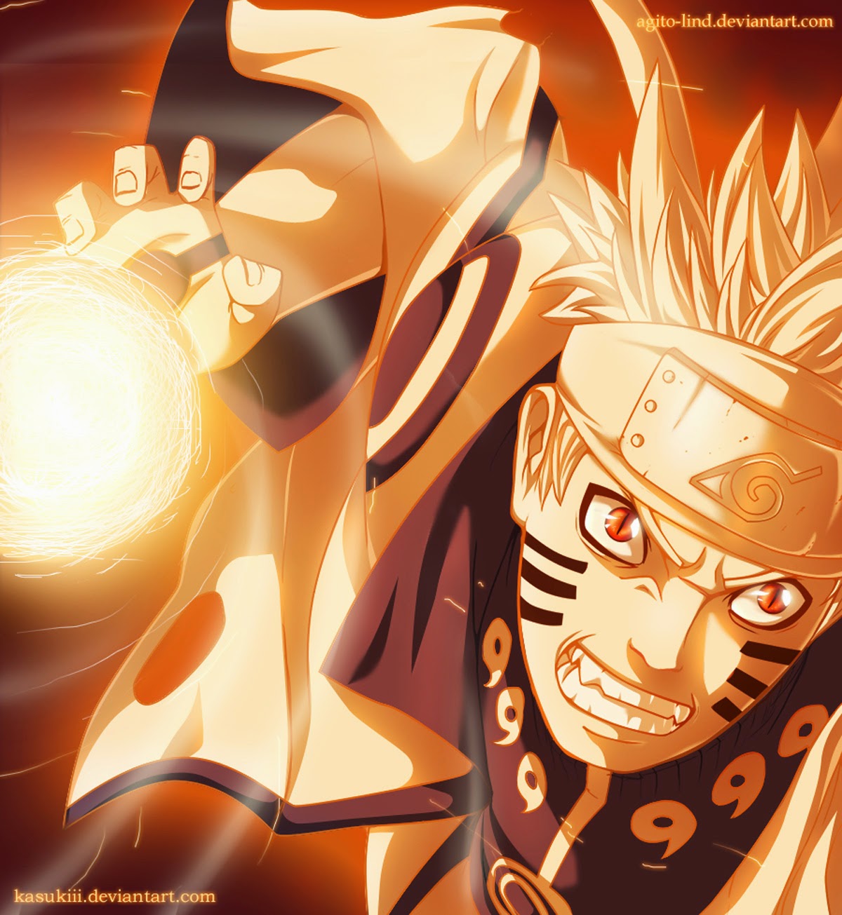 Gambar Keren Naruto Bijuu Mode gambar ke 10