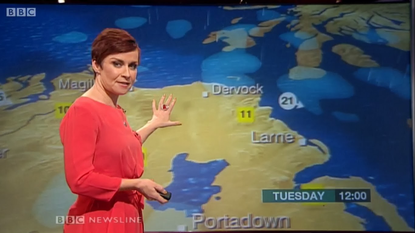 UK Regional News Caps Cecilia Daly BBC Northern Ireland (Newsline)