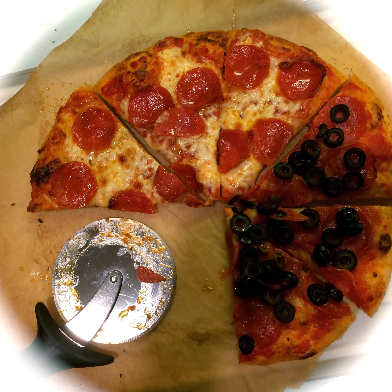 Poached in Salsa Homemade pizza improvements HOT oven and cornmeal