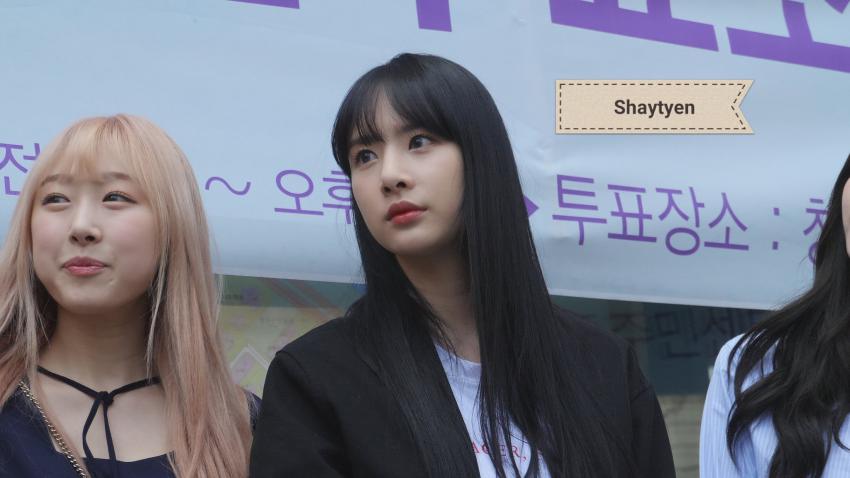 오늘자 청담동사전투표소 우주소녀.jpg | 인스티즈