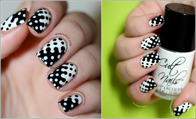 1. Two-Tone Nail Design - wide 1