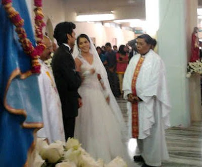 Wedding Vows Traditional Christian on Genelia Dsouza S Christian Church Wedding Photos At St Annes Church