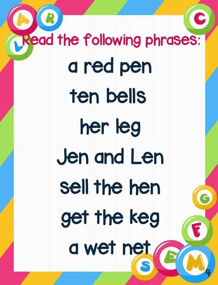Remedial Reading - Short and Long Vowel Sounds