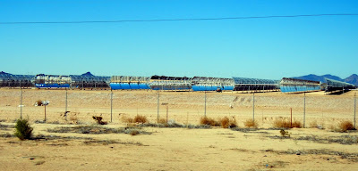 Solar fields in Arizona