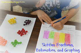 love2learn2day: Skittles Fractions, Estimation, and Graphing