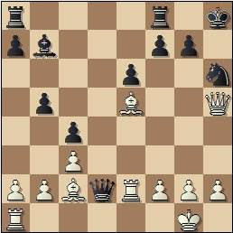 Partida de ajedrez Velat vs Cifuentes, Madrid 1950, posición después de 23.Te2