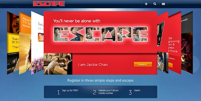 ESCAPE: Your Personal World Of Entertainment By Celcom