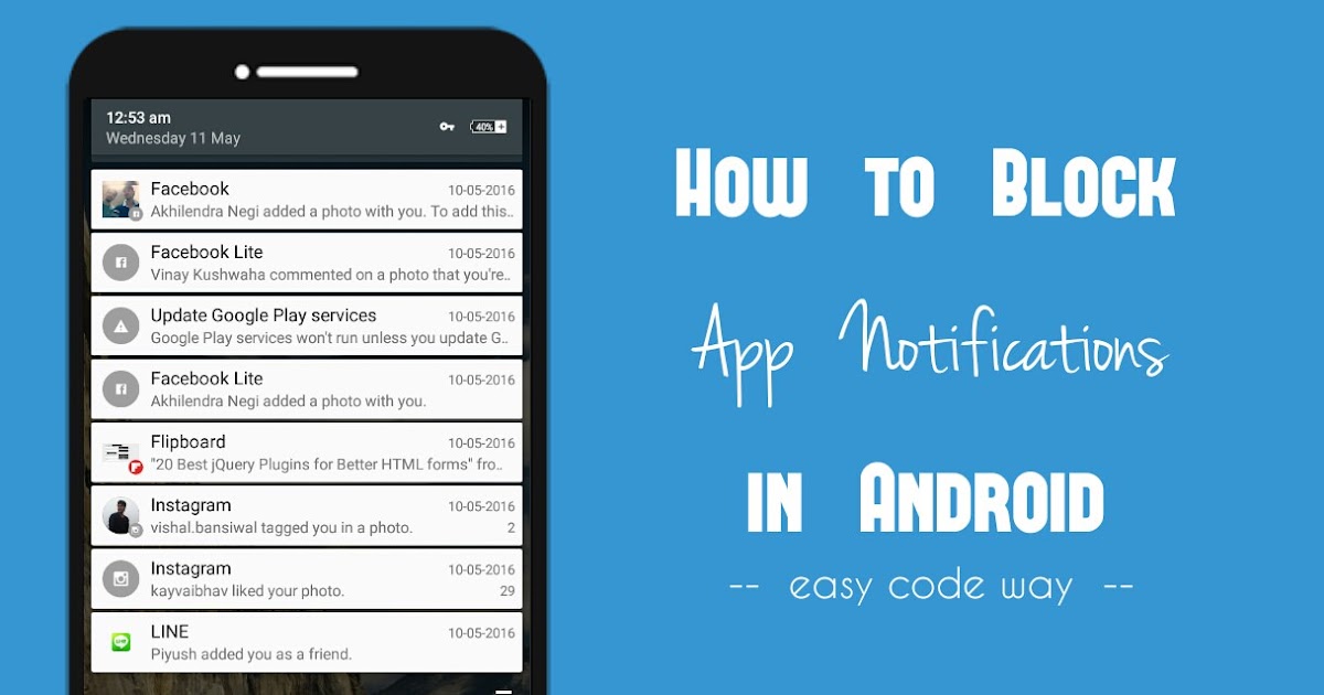android get rid of sticky notifications