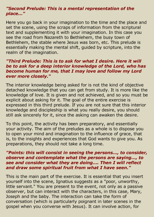 Voices St Ignatius Way of Prayer