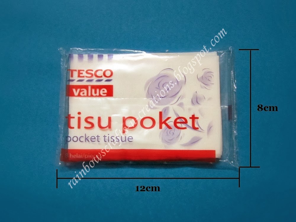 Rainbow's Crafts and Creations How to make a tissue pack cover