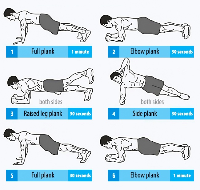 Plank stay fit daily tips