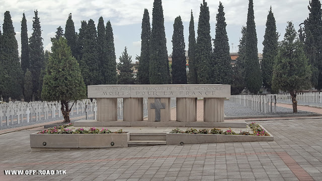 Zeitinlik military cemetery in Thessaloniki, Greece