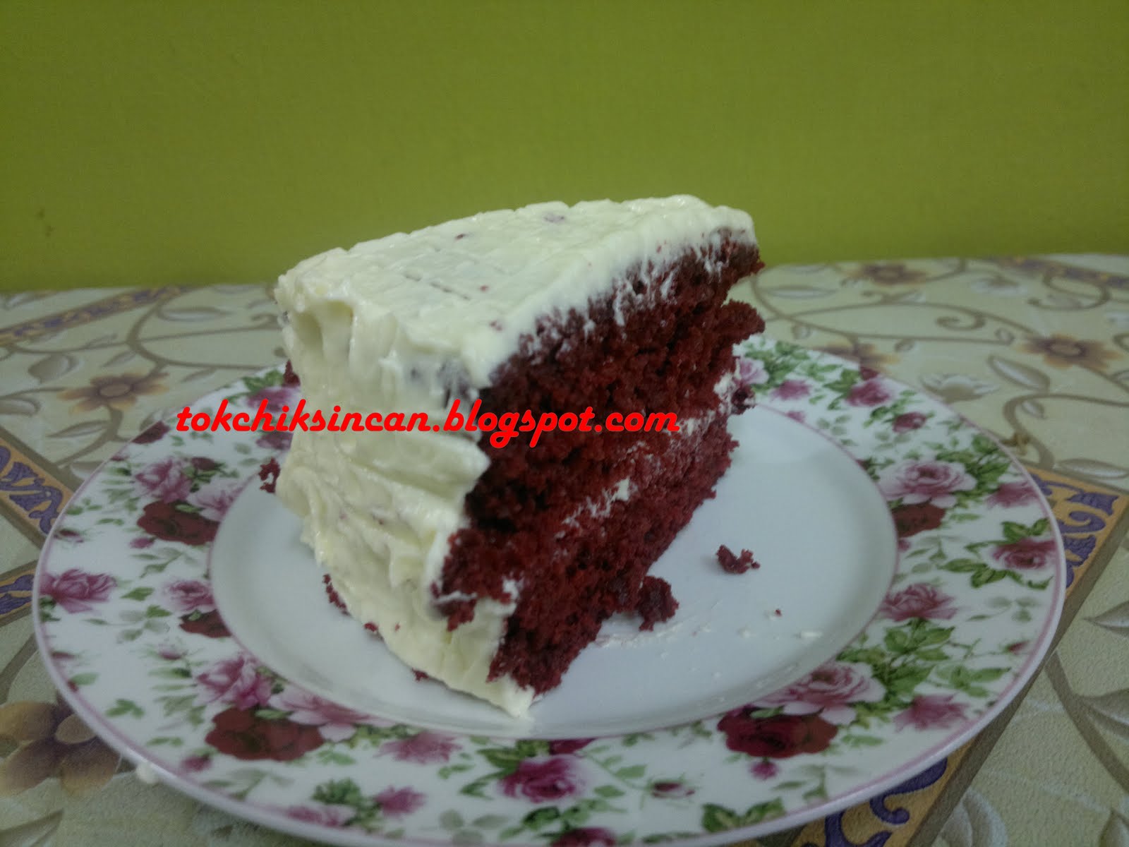DENAI BERBISIK: kek baldu merah/red valvet cake