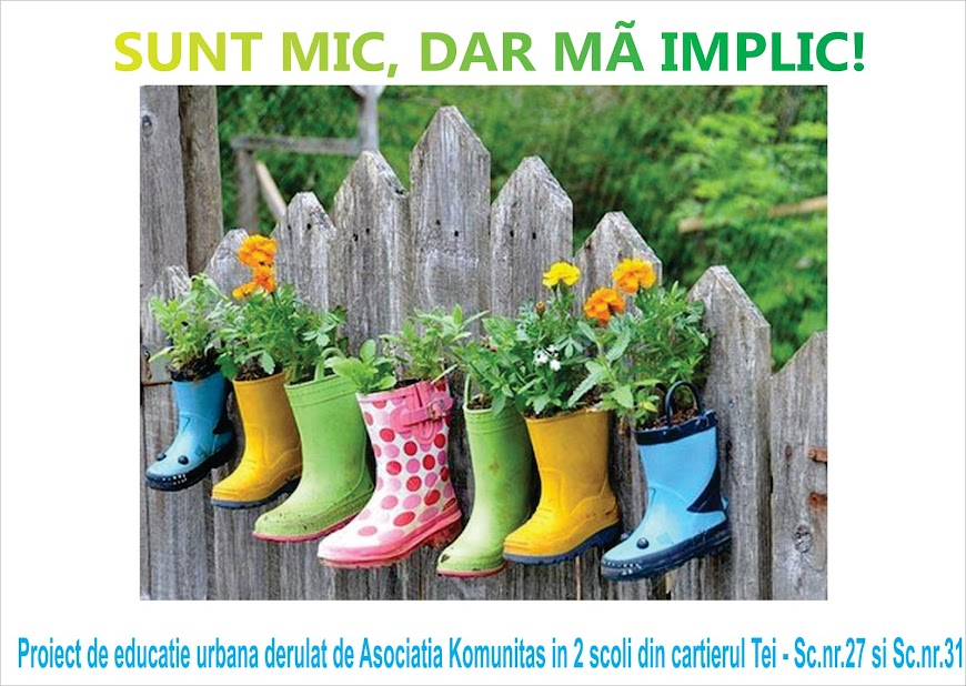 Sunt mic, dar mă implic!