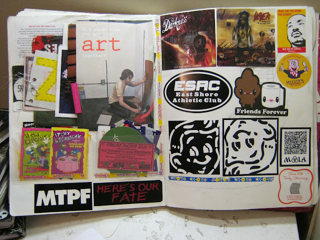 Trina is artsy fartsy: My sketchbook sticker collection