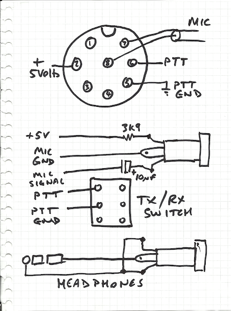 M0WYE's Blog: Headset adaptor for FT847