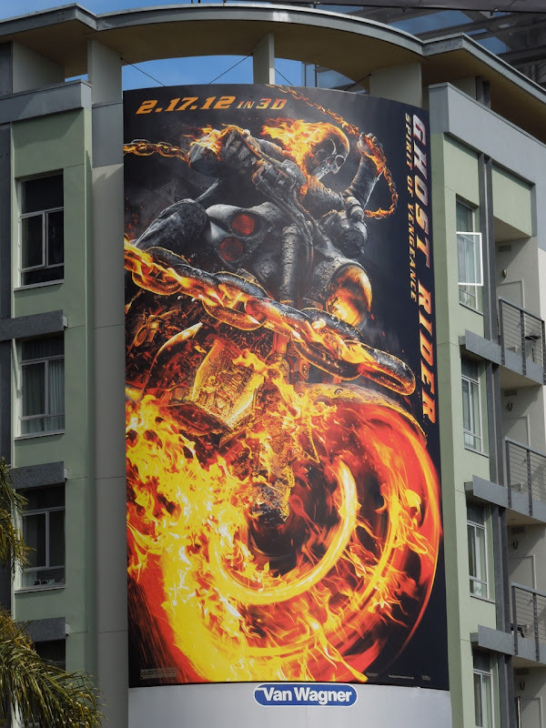 Ghost Rider 2 movie billboard