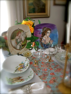 PLATE, FAIRY, HAND PAINTINGS, table decorations ideas