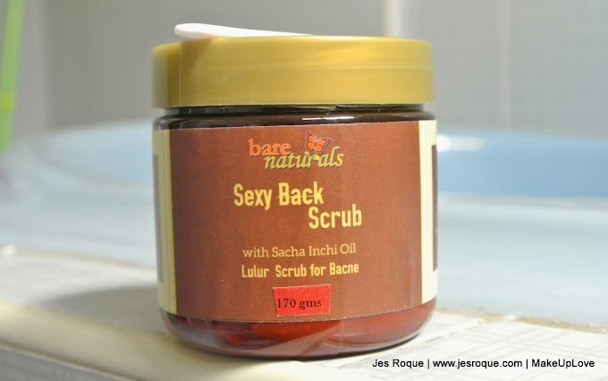 BareNaturals Sexy Back Scrub with Sacha Inchi Oil