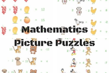 Mathematics Picture Puzzles Riddles for Teens with answers