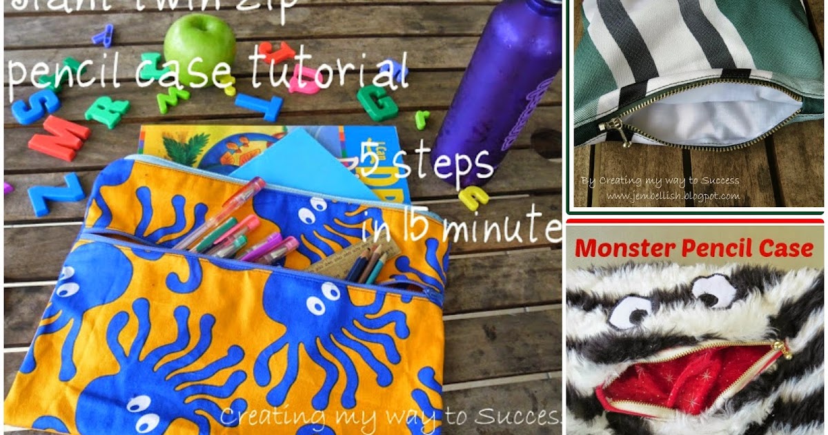 Creating my way to Success Pencil Case Tutorials Day 24 Use What You