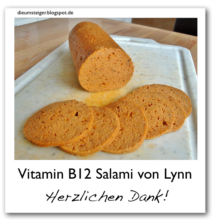 Die Umsteigerweg vom Fleisch! Tolle Vitamin B12 SALAMI