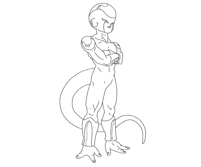 dbz coloring pages frieza - photo #4