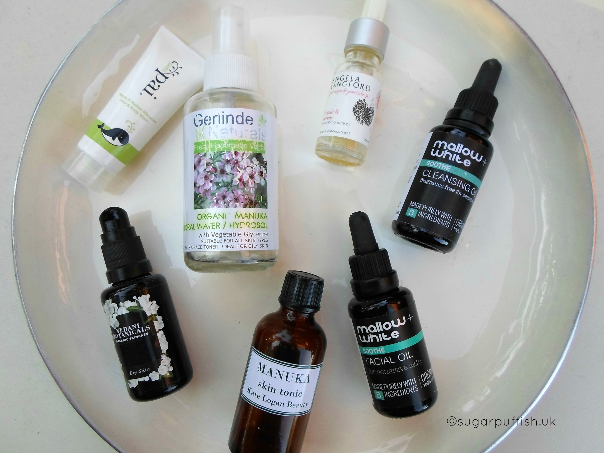 August Empties featuring Gerlinde Natural, Mallow & White and Angela Langford