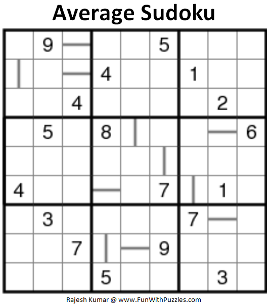 Average Sudoku (Fun With Sudoku #178)