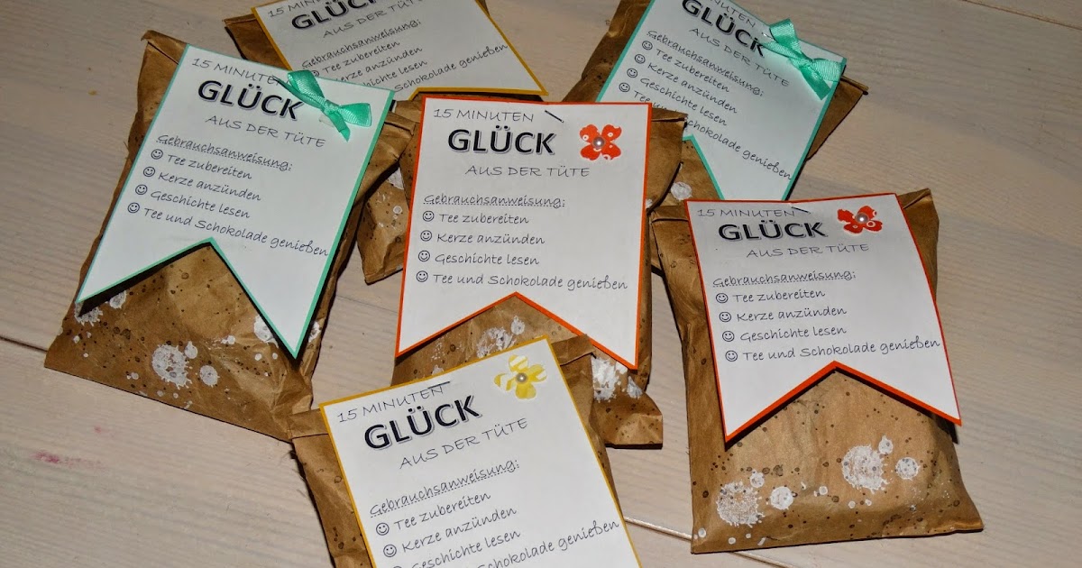 Handmade with Love : 15 Minuten Glück aus der Tüte