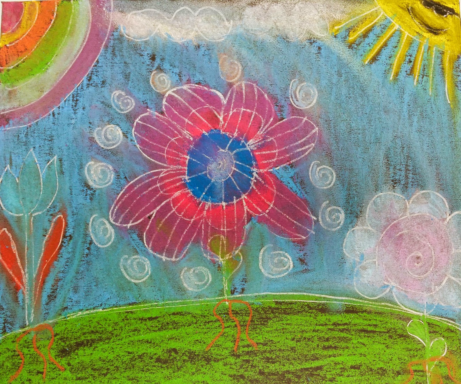 We Care Arts Spring Flowers with Pastels