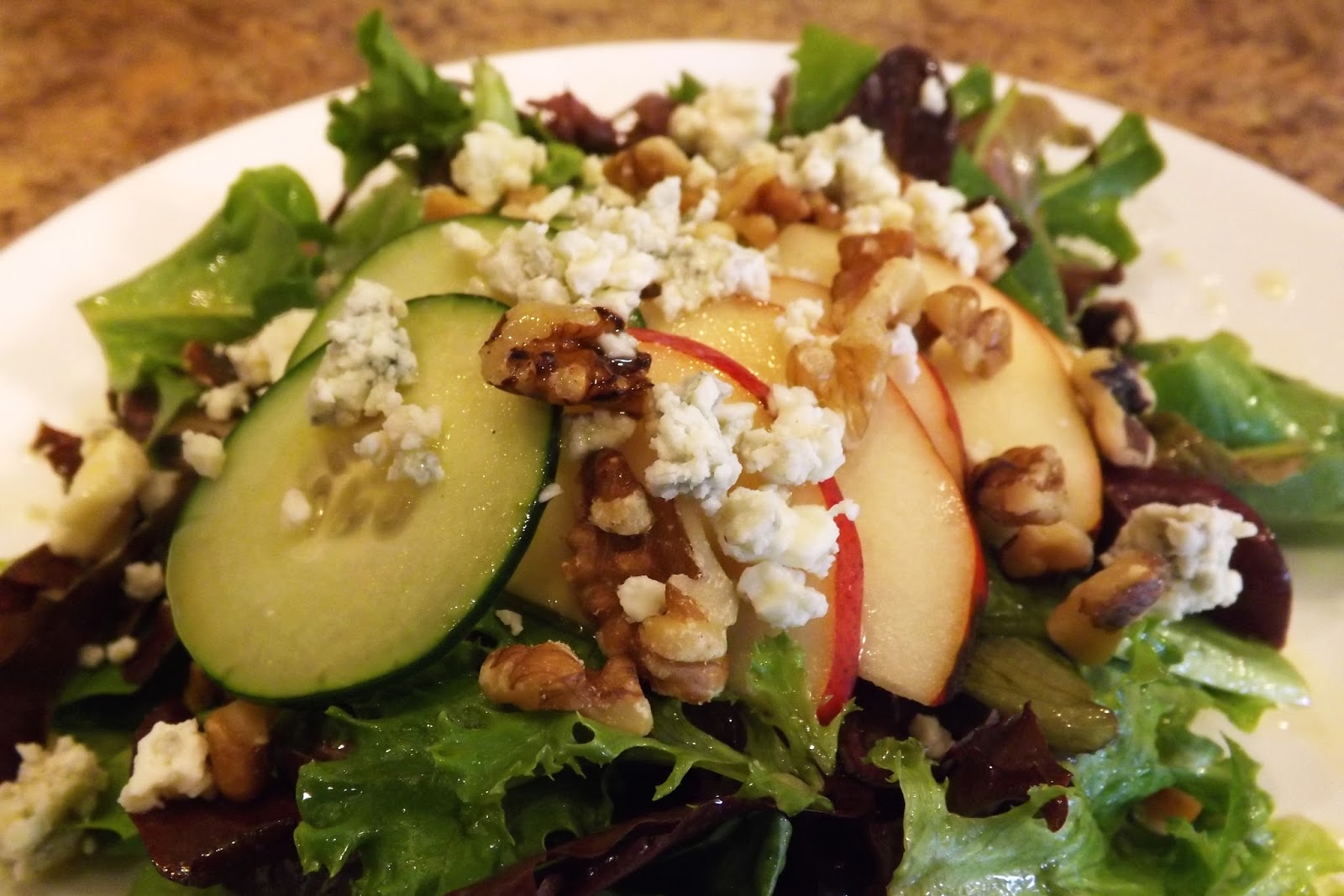 Make Your Someday Today! WalnutPear Bleu Cheese Salad