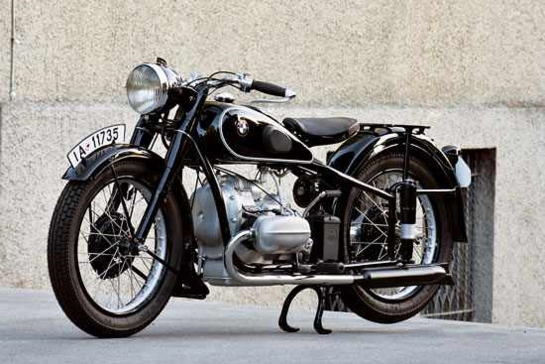 1938- BMW R 51 - SUSPENSION ARRIÈRE STYLE PLUNGER