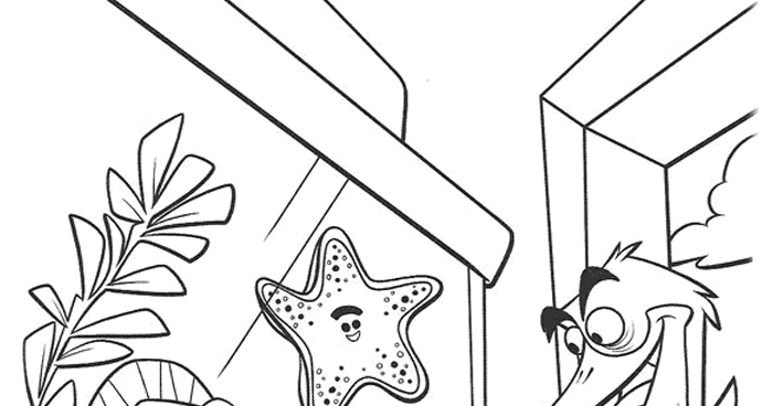 Finding Nemo Nigel Coloring Pages Coloring Pages