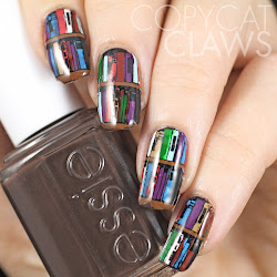 bookshelf decals stamping