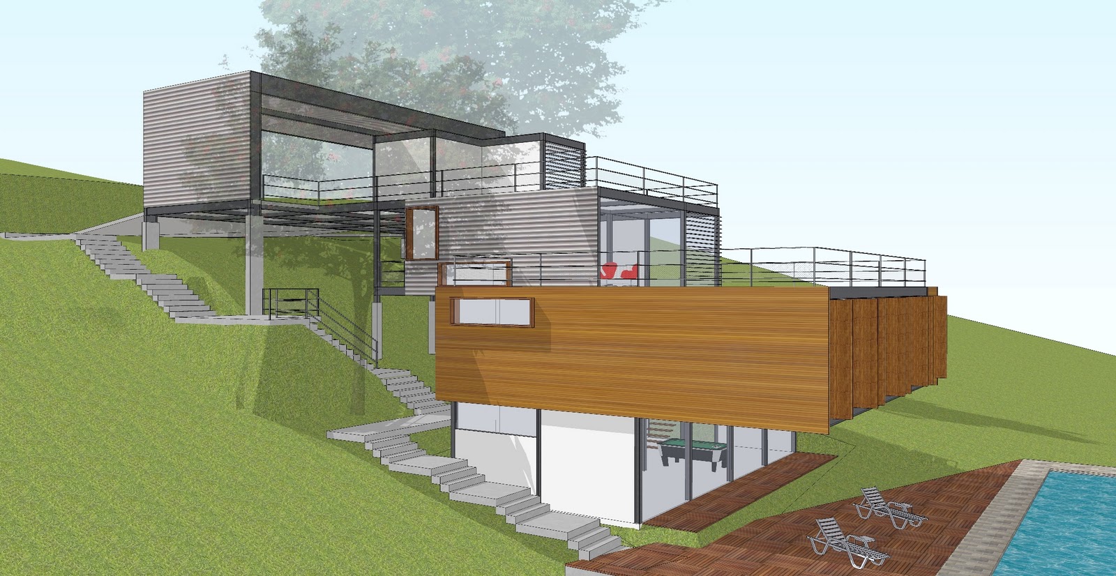 Como Construir Una Casa En Terreno Desnivelado