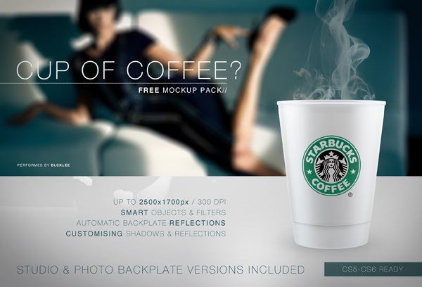 Download Coffee Mug Mockup PSD Terbaru Gratis - Starbucks Style Coffee Cup Mockup