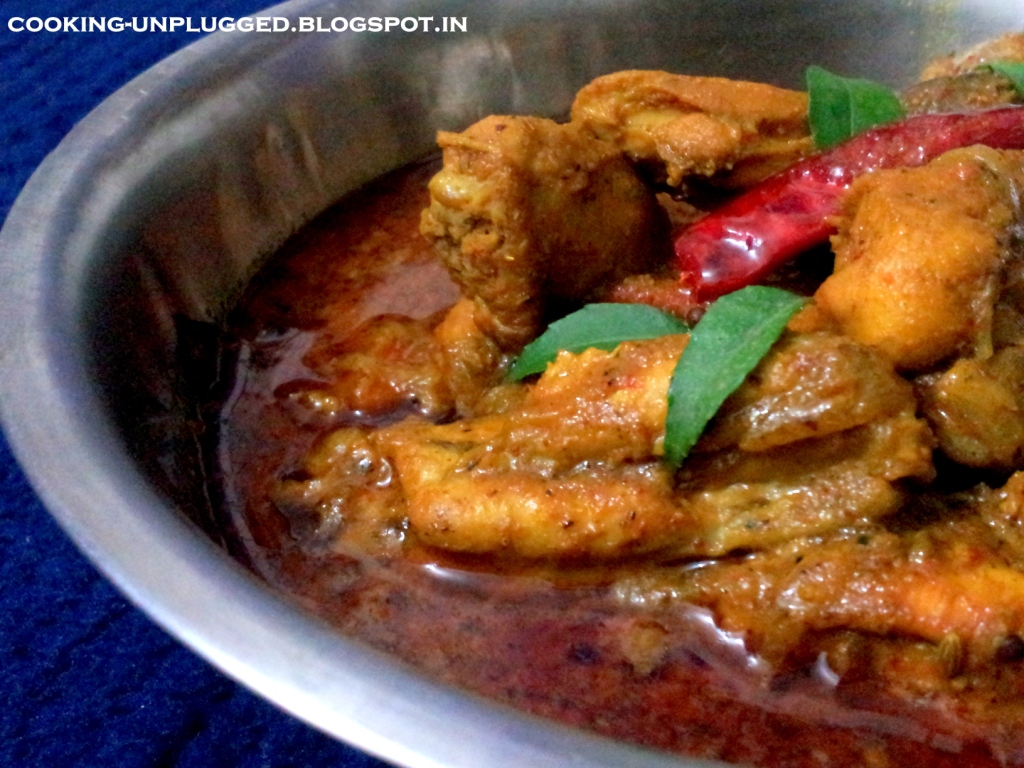 Flavors from my kitchen ! Andhra Style Chicken Curry
