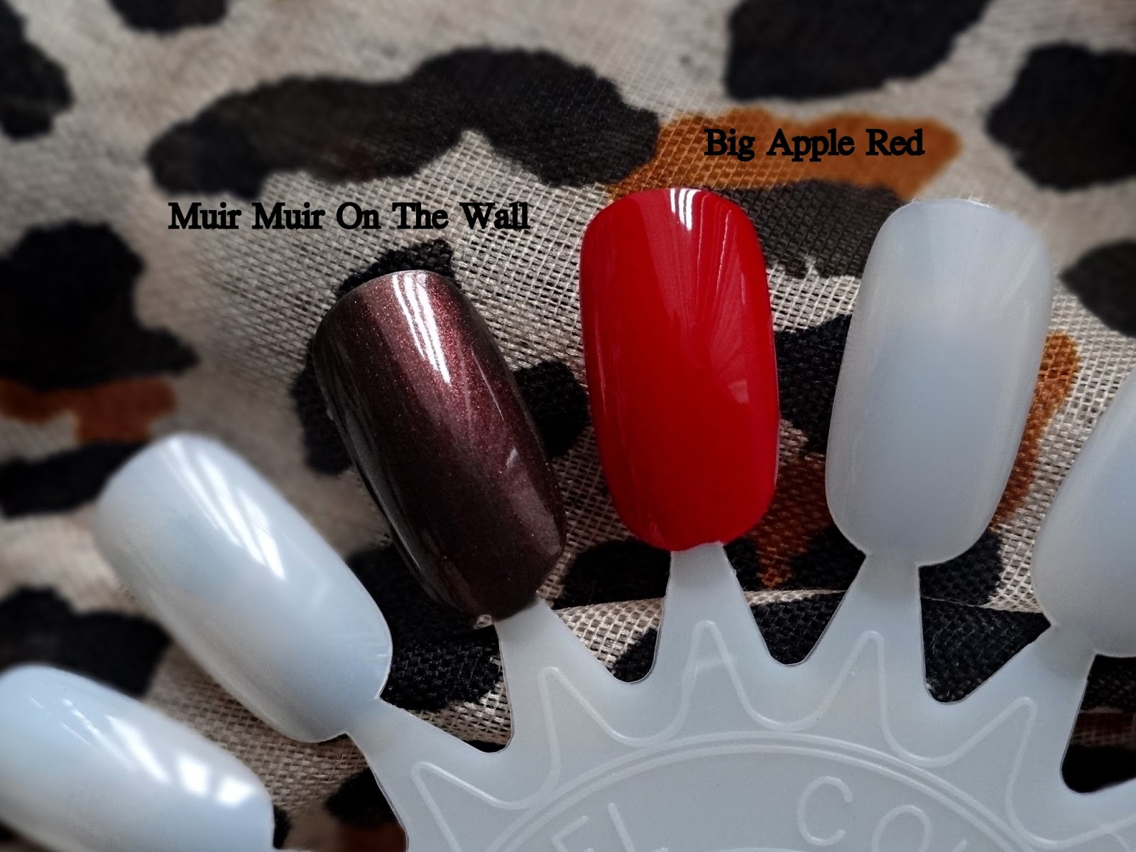 OPI Wrapped Wild For The Holidays - Muir Muir On The Wall, Big Apple Red | OPI Holiday 2014 Limited Edition Swatches